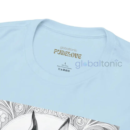 Doberman Vintage Unisex Cotton Tee for Dog Lovers (Black & White) T-Shirt