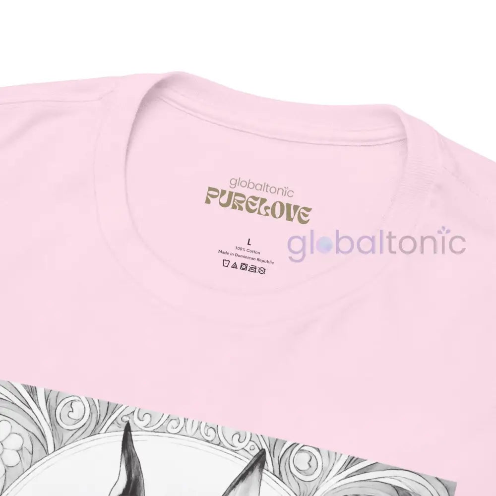 Doberman Vintage Unisex Cotton Tee for Dog Lovers (Black & White) T-Shirt