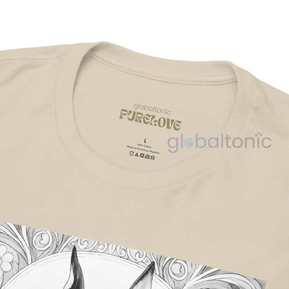 Doberman Vintage Unisex Cotton Tee for Dog Lovers (Black & White) T-Shirt