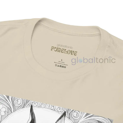 Doberman Vintage Unisex Cotton Tee for Dog Lovers (Black & White) T-Shirt