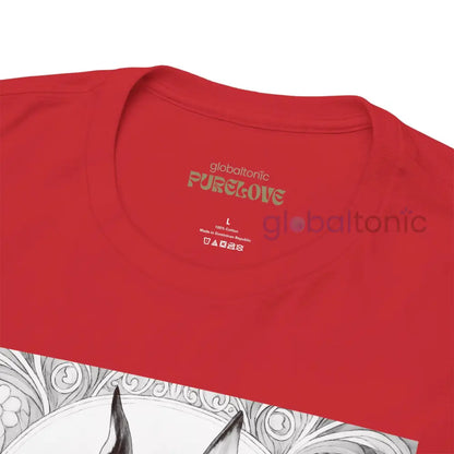 Doberman Vintage Unisex Cotton Tee for Dog Lovers (Black & White) T-Shirt