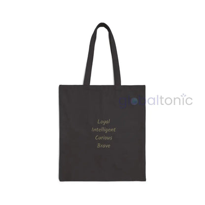 German Shepherd Vintage Dog Lovers Cotton Canvas Tote Bag - Unique Artistic Durable Bags