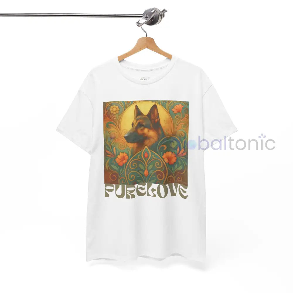 German Shepherd Vintage Graphic T-Shirt – Unisex Cotton Tee for Dog Lovers T-Shirt
