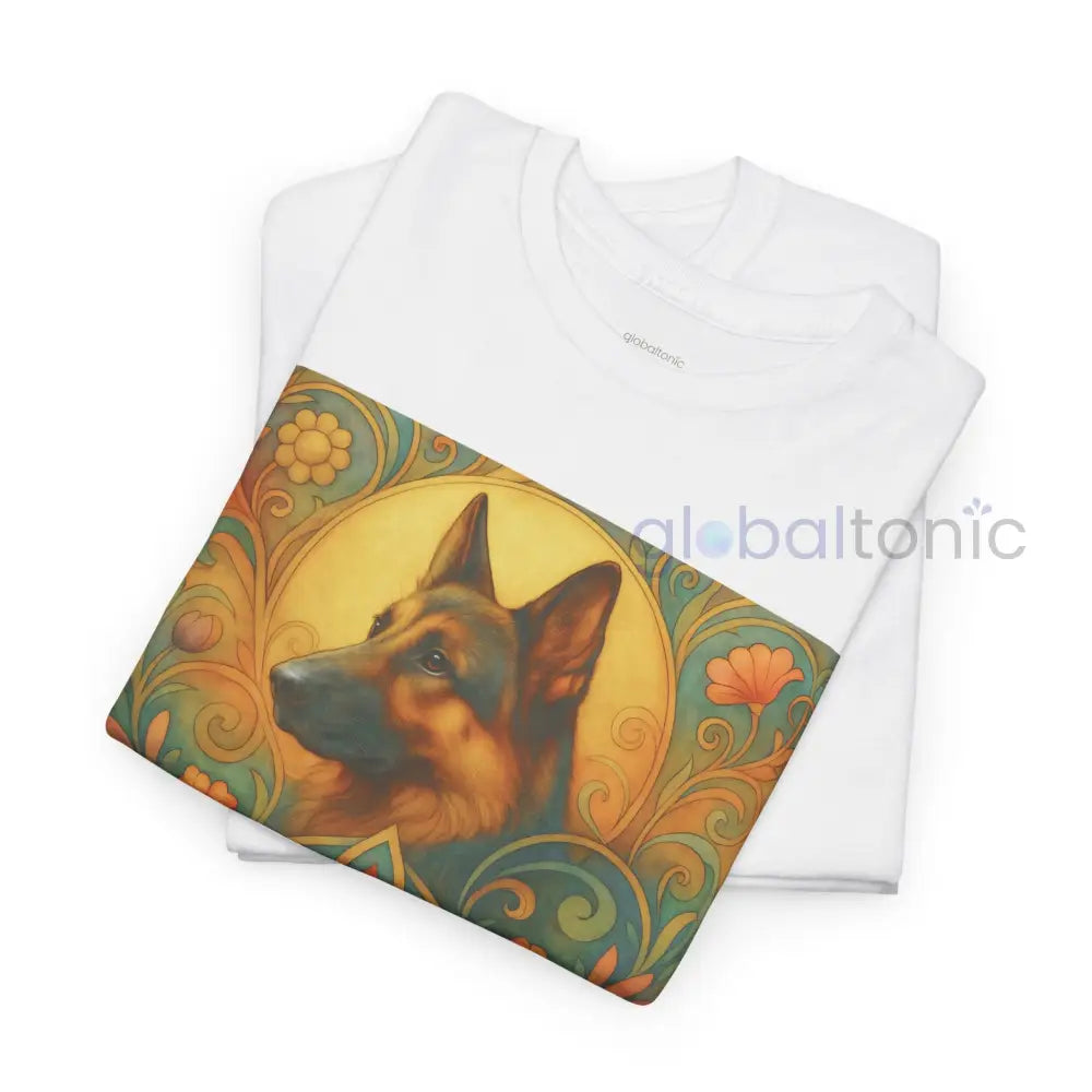 German Shepherd Vintage Graphic T-Shirt – Unisex Cotton Tee for Dog Lovers T-Shirt
