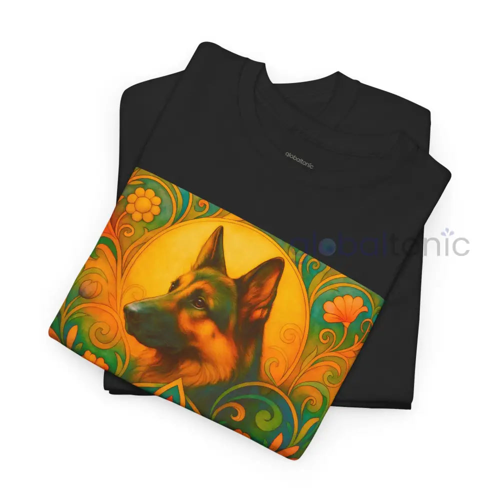 German Shepherd Vintage Graphic T-Shirt – Unisex Cotton Tee for Dog Lovers T-Shirt