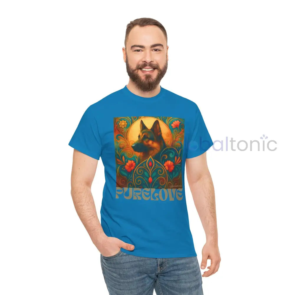 German Shepherd Vintage Graphic T-Shirt – Unisex Cotton Tee for Dog Lovers T-Shirt