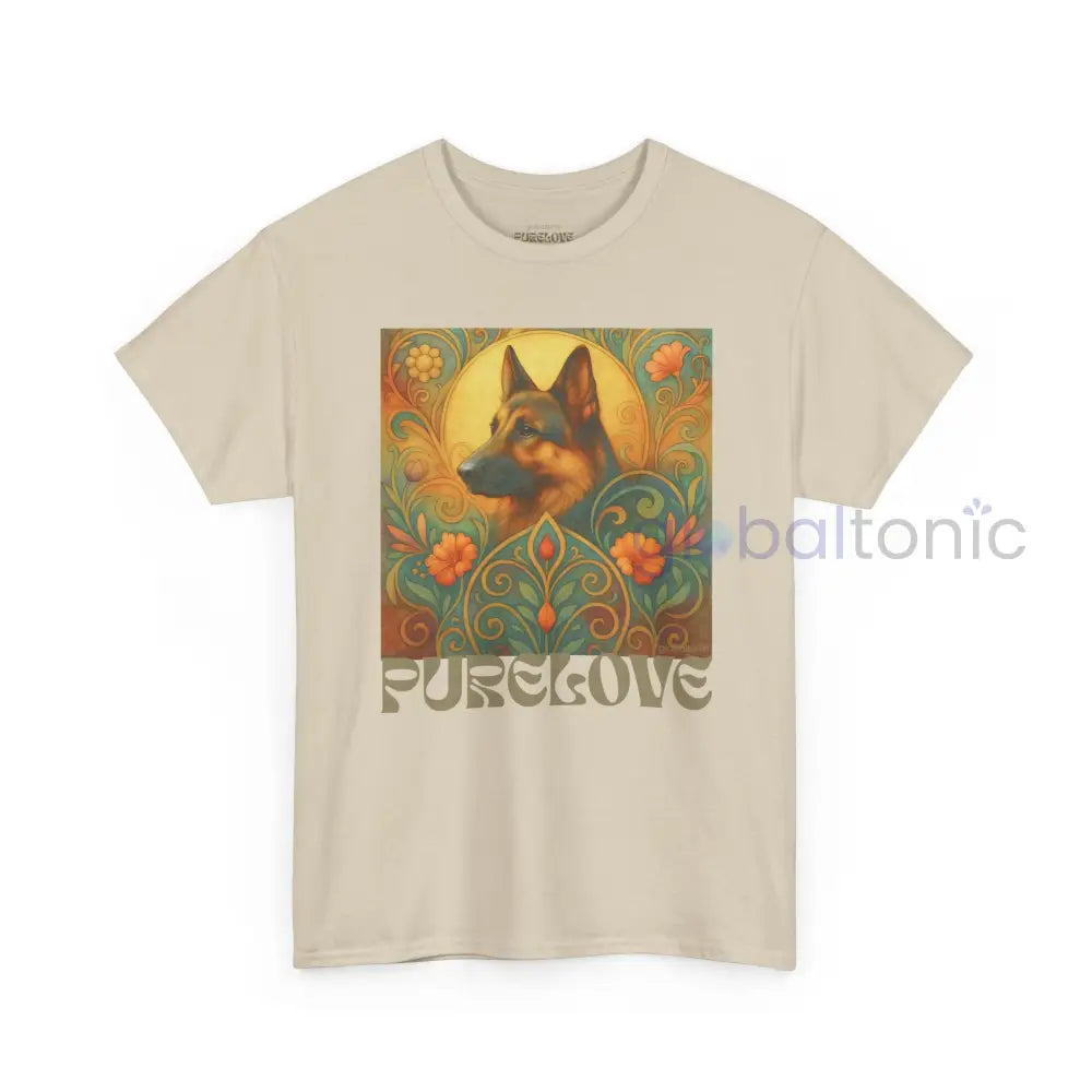 German Shepherd Vintage Graphic T-Shirt – Unisex Cotton Tee for Dog Lovers T-Shirt