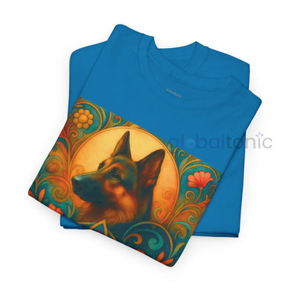 German Shepherd Vintage Graphic T-Shirt – Unisex Cotton Tee for Dog Lovers T-Shirt