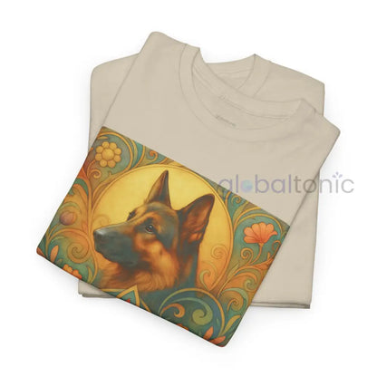 German Shepherd Vintage Graphic T-Shirt – Unisex Cotton Tee for Dog Lovers T-Shirt