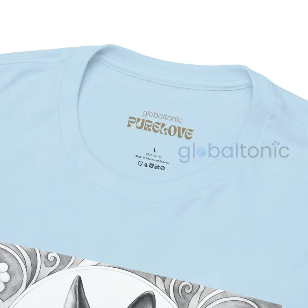 German Shepherd Vintage Unisex Cotton Tee for Dog Lovers (Black & White) T-Shirt