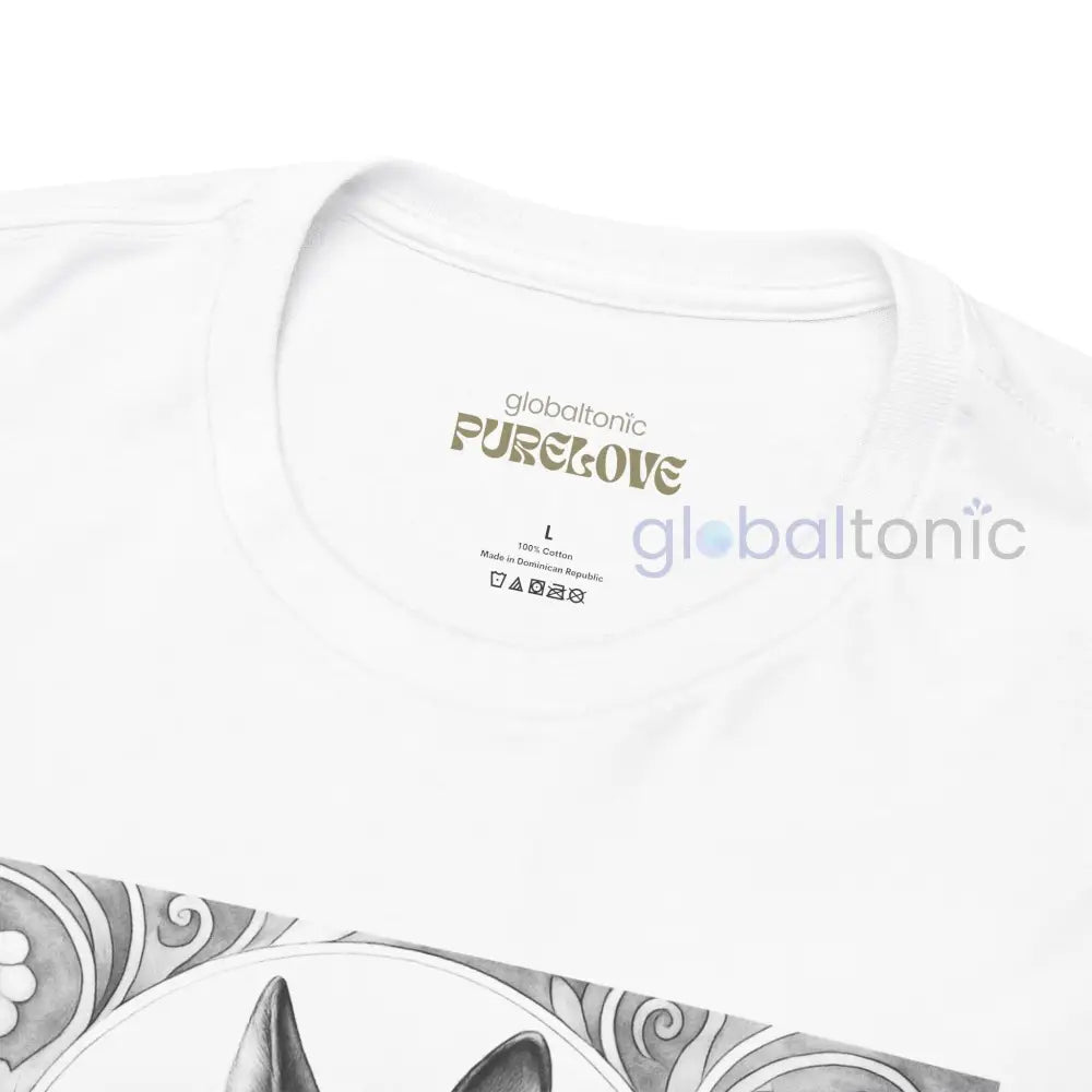 German Shepherd Vintage Unisex Cotton Tee for Dog Lovers (Black & White) T-Shirt