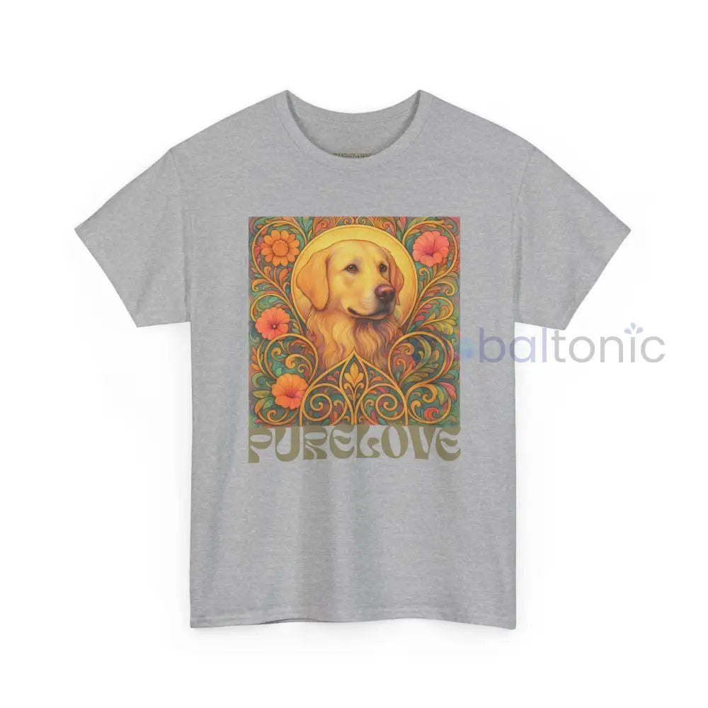 Golden Labrador Vintage Graphic T-shirt - Unisex Cotton Tee for Dog Lovers T-Shirt