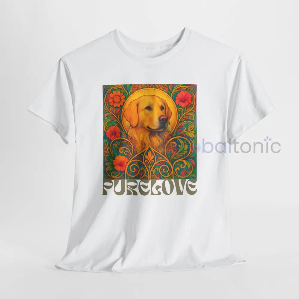 Golden Labrador Vintage Graphic T-shirt - Unisex Cotton Tee for Dog Lovers T-Shirt