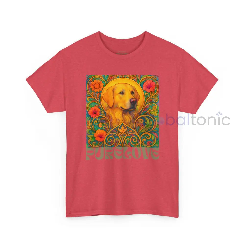Golden Labrador Vintage Graphic T-shirt - Unisex Cotton Tee for Dog Lovers T-Shirt