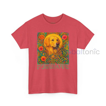 Golden Labrador Vintage Graphic T-shirt - Unisex Cotton Tee for Dog Lovers T-Shirt