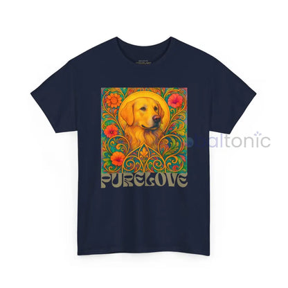 Golden Labrador Vintage Graphic T-shirt - Unisex Cotton Tee for Dog Lovers T-Shirt