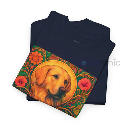 Golden Labrador Vintage Graphic T-shirt - Unisex Cotton Tee for Dog Lovers T-Shirt
