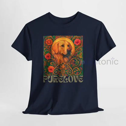 Golden Labrador Vintage Graphic T-shirt - Unisex Cotton Tee for Dog Lovers T-Shirt