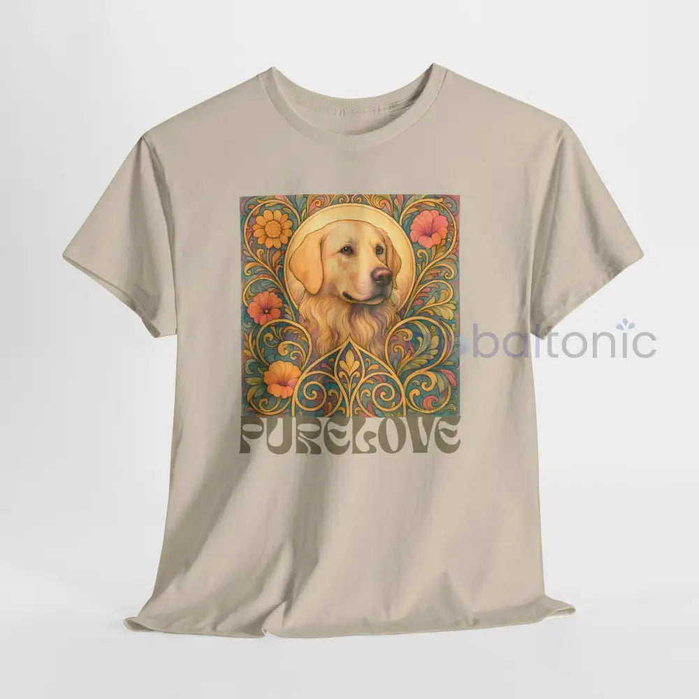 Golden Labrador Vintage Graphic T-shirt - Unisex Cotton Tee for Dog Lovers T-Shirt