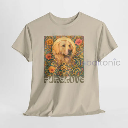 Golden Labrador Vintage Graphic T-shirt - Unisex Cotton Tee for Dog Lovers T-Shirt
