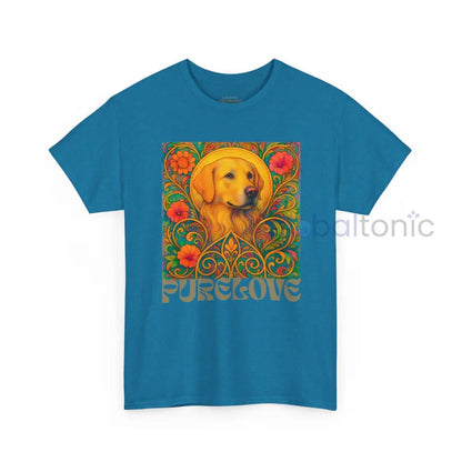 Golden Labrador Vintage Graphic T-shirt - Unisex Cotton Tee for Dog Lovers T-Shirt