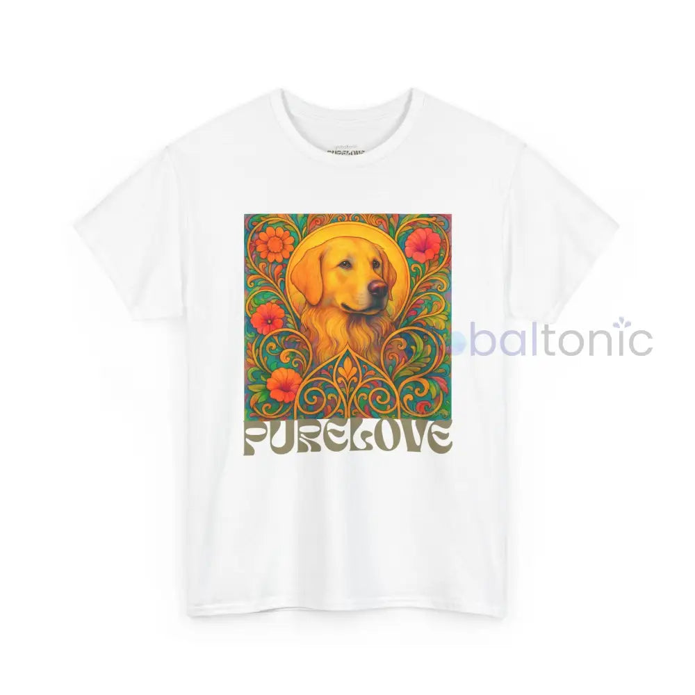 Golden Labrador Vintage Graphic T-shirt - Unisex Cotton Tee for Dog Lovers T-Shirt