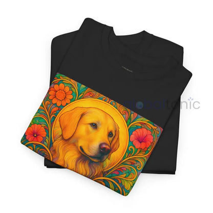 Golden Labrador Vintage Graphic T-shirt - Unisex Cotton Tee for Dog Lovers T-Shirt