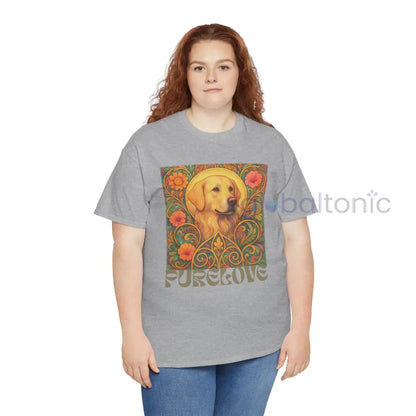 Golden Labrador Vintage Graphic T-shirt - Unisex Cotton Tee for Dog Lovers T-Shirt