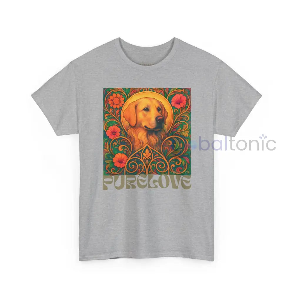Golden Labrador Vintage Graphic T-shirt - Unisex Cotton Tee for Dog Lovers T-Shirt