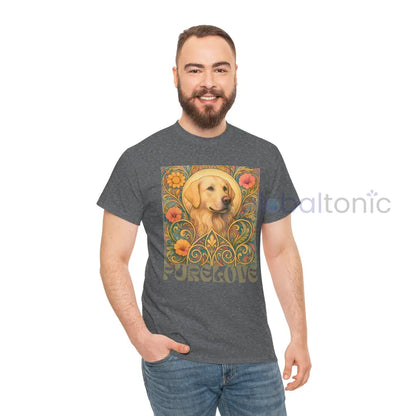 Golden Labrador Vintage Graphic T-shirt - Unisex Cotton Tee for Dog Lovers T-Shirt
