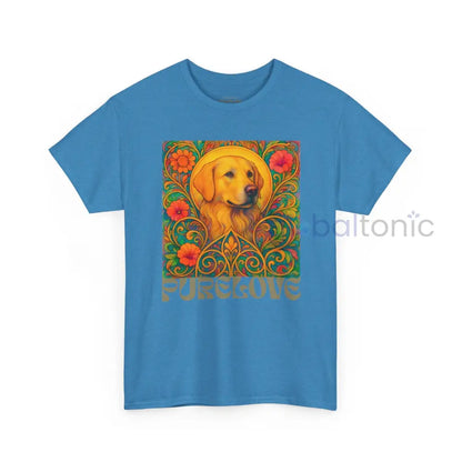 Golden Labrador Vintage Graphic T-shirt - Unisex Cotton Tee for Dog Lovers T-Shirt