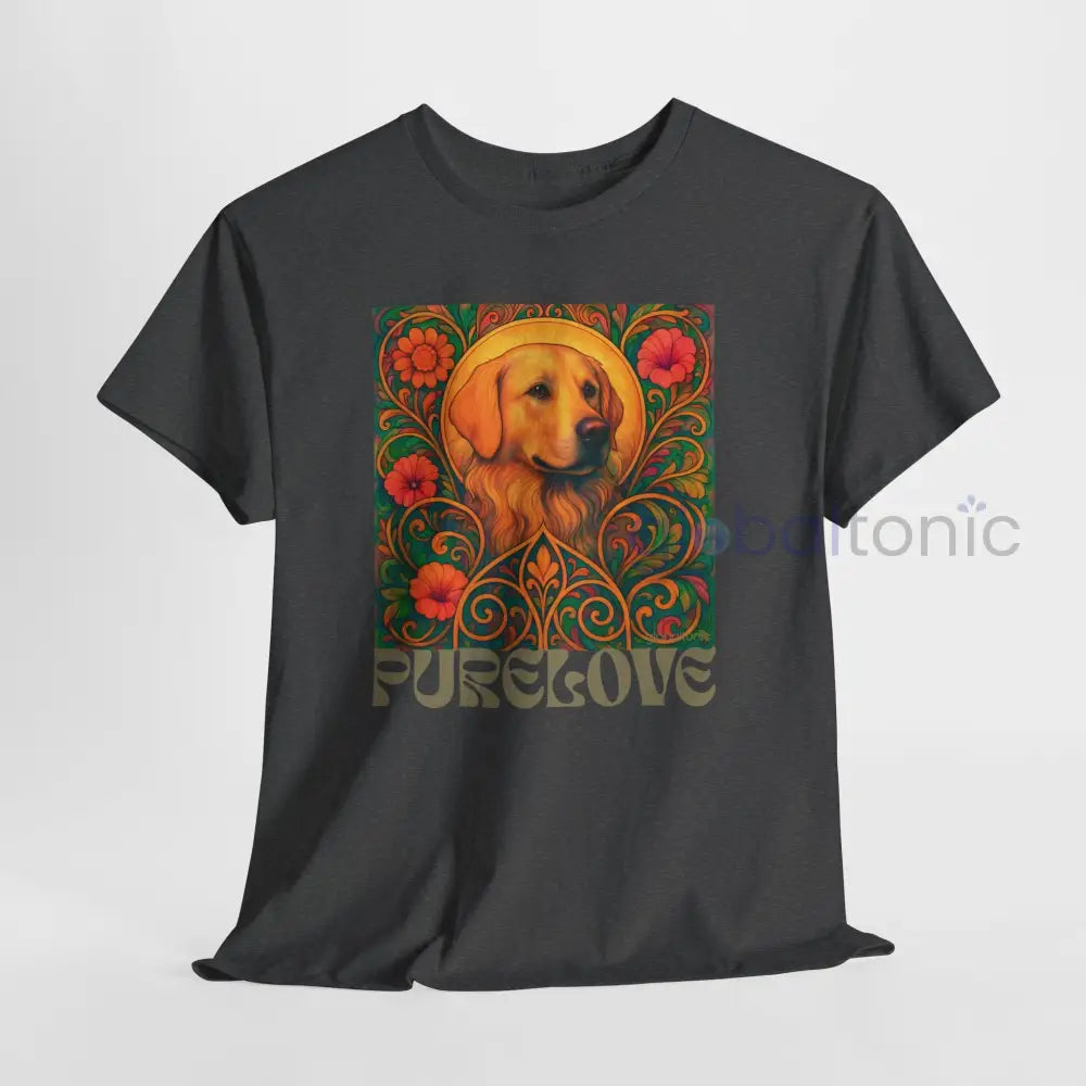 Golden Labrador Vintage Graphic T-shirt - Unisex Cotton Tee for Dog Lovers T-Shirt