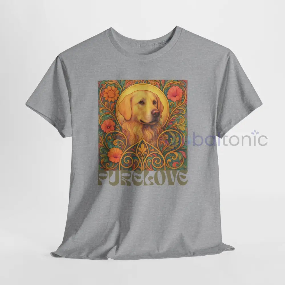Golden Labrador Vintage Graphic T-shirt - Unisex Cotton Tee for Dog Lovers T-Shirt