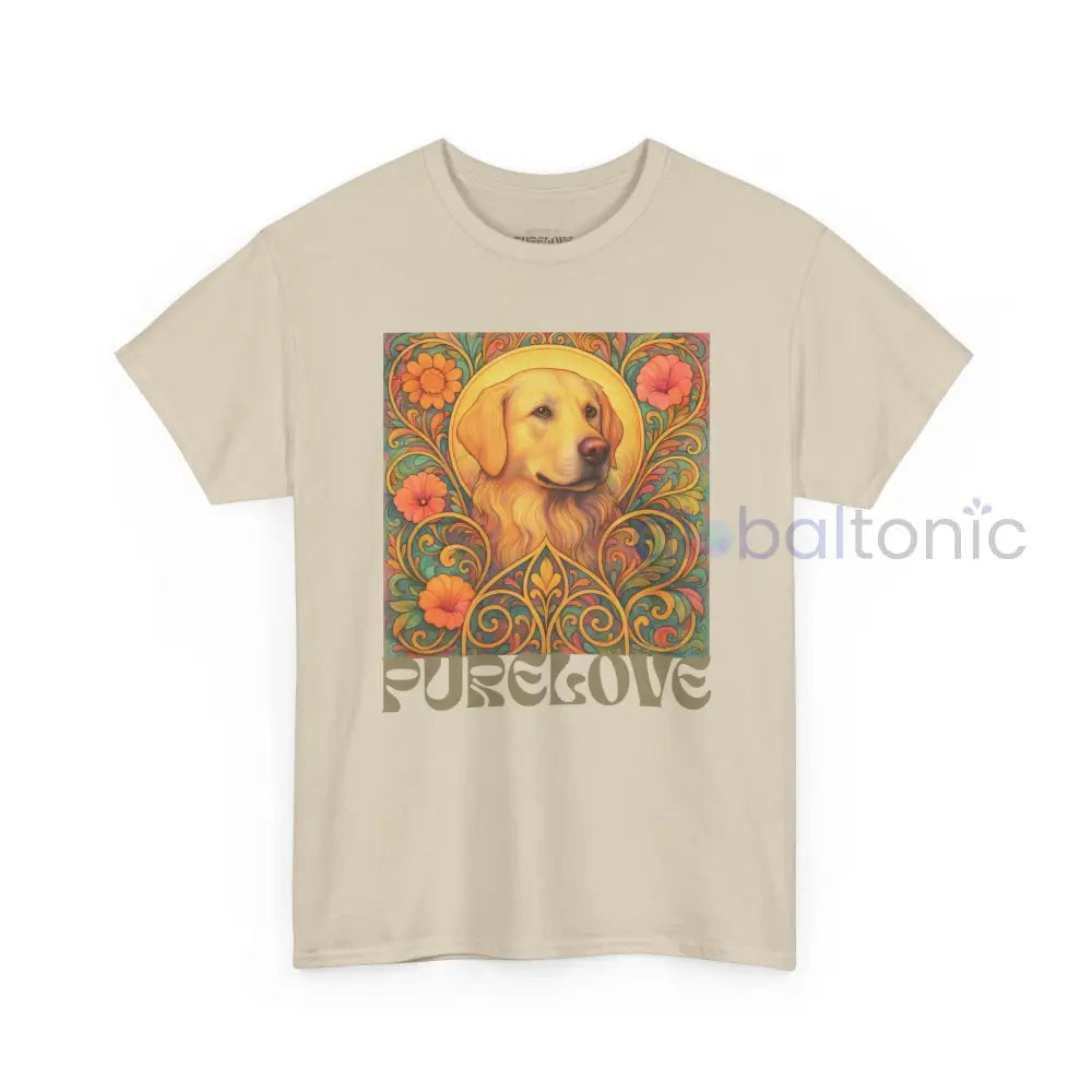 Golden Labrador Vintage Graphic T-shirt - Unisex Cotton Tee for Dog Lovers T-Shirt