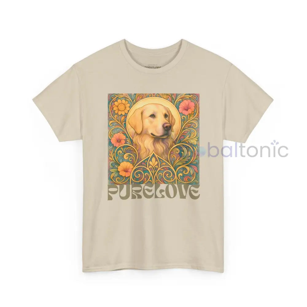 Golden Labrador Vintage Graphic T-shirt - Unisex Cotton Tee for Dog Lovers T-Shirt