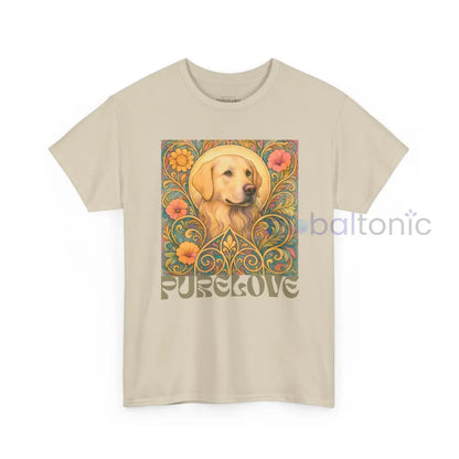 Golden Labrador Vintage Graphic T-shirt - Unisex Cotton Tee for Dog Lovers T-Shirt