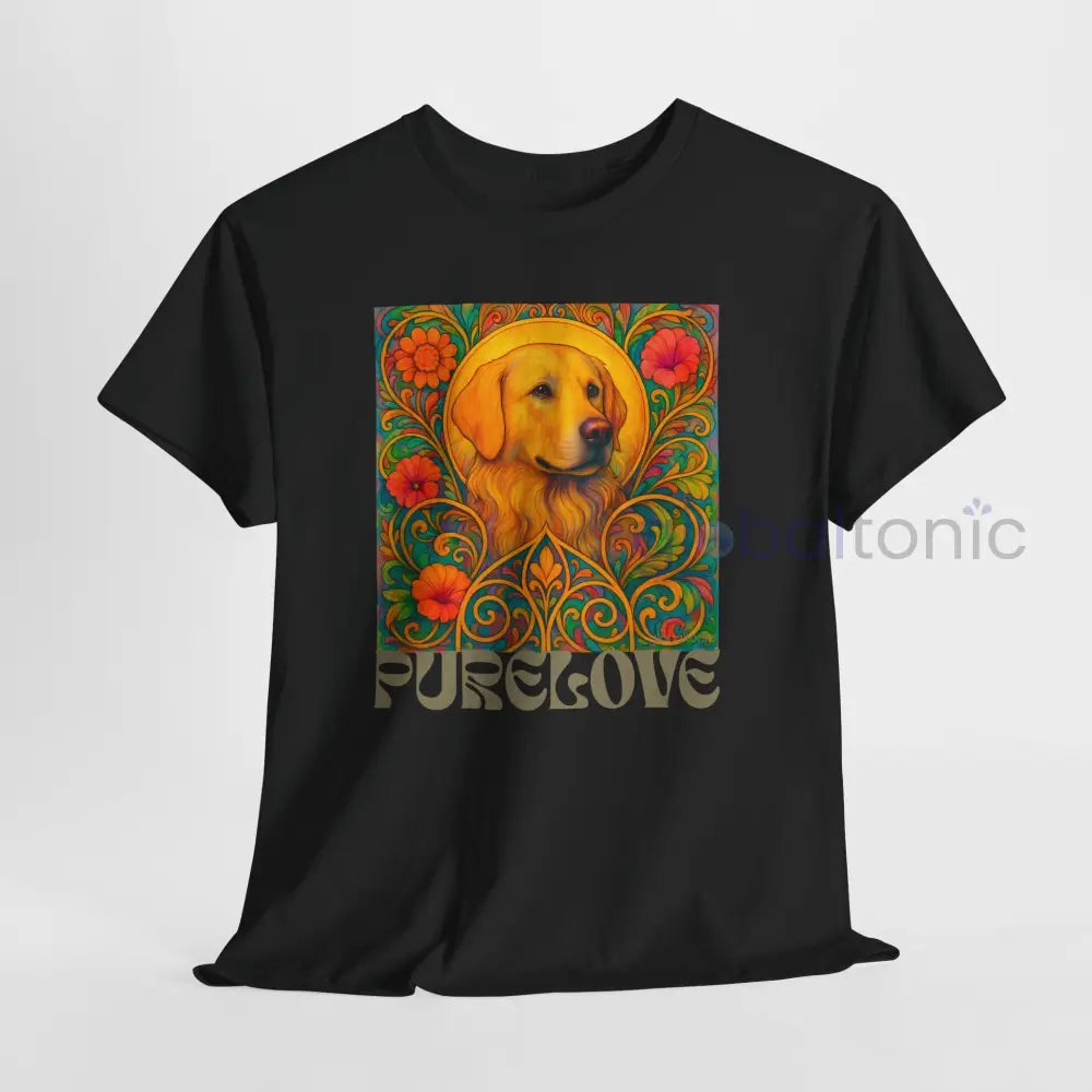 Golden Labrador Vintage Graphic T-shirt - Unisex Cotton Tee for Dog Lovers T-Shirt