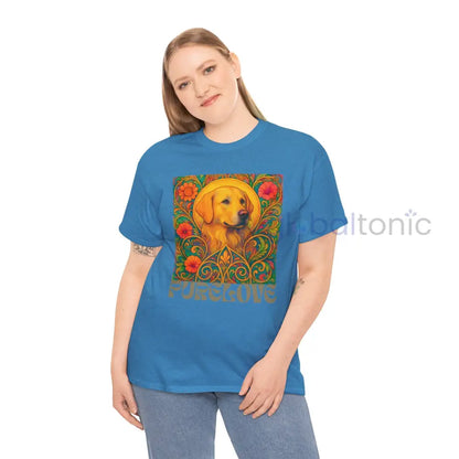 Golden Labrador Vintage Graphic T-shirt - Unisex Cotton Tee for Dog Lovers T-Shirt