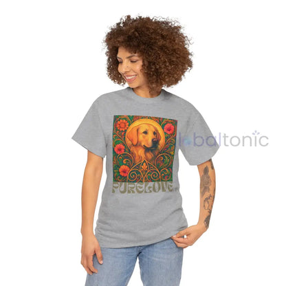 Golden Labrador Vintage Graphic T-shirt - Unisex Cotton Tee for Dog Lovers T-Shirt