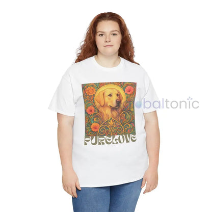 Golden Labrador Vintage Graphic T-shirt - Unisex Cotton Tee for Dog Lovers T-Shirt