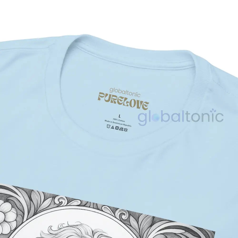 Goldendoodle (Groodle) Vintage Unisex Cotton Tee for Dog Lovers (Black & White) T-Shirt