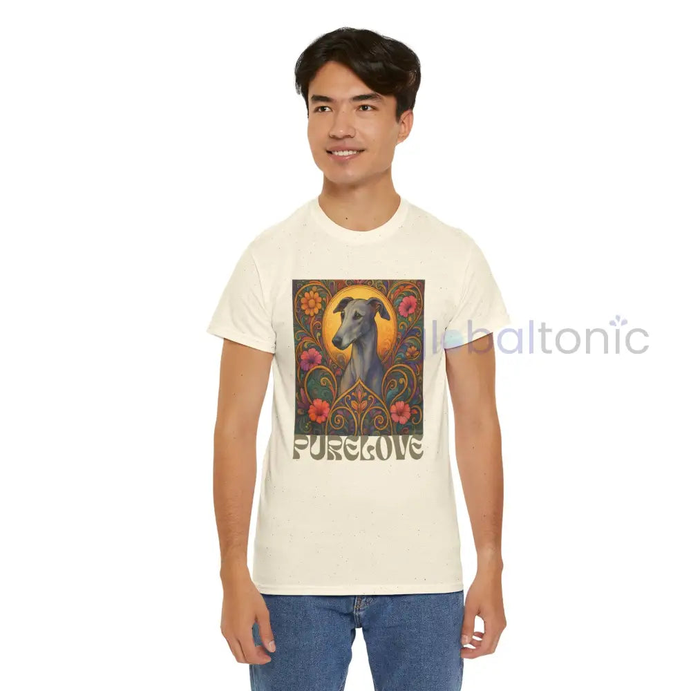 Greyhound Vintage Graphic T-Shirt – Unisex Cotton Tee for Dog Lovers T-Shirt