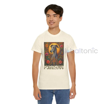 Greyhound Vintage Graphic T-Shirt – Unisex Cotton Tee for Dog Lovers T-Shirt