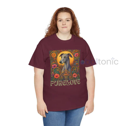 Greyhound Vintage Graphic T-Shirt – Unisex Cotton Tee for Dog Lovers T-Shirt