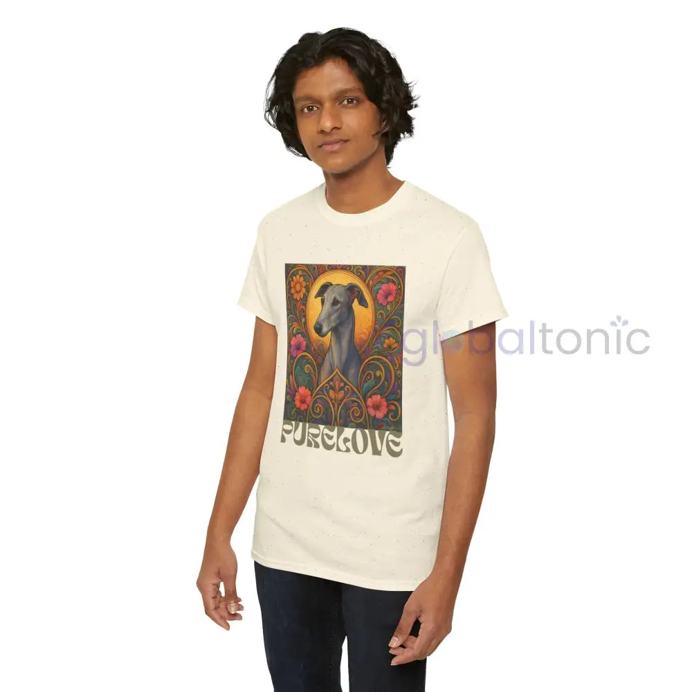 Greyhound Vintage Graphic T-Shirt – Unisex Cotton Tee for Dog Lovers T-Shirt