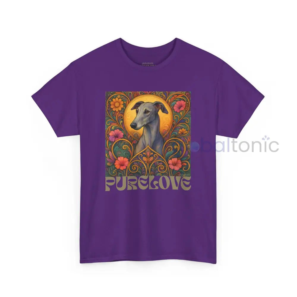 Greyhound Vintage Graphic T-Shirt – Unisex Cotton Tee for Dog Lovers T-Shirt