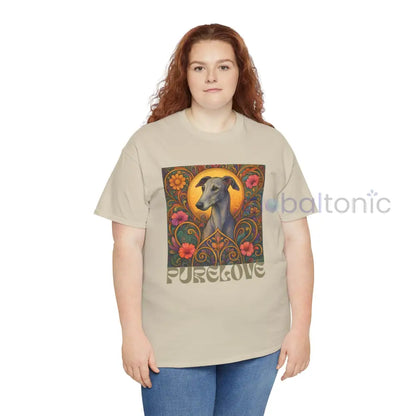 Greyhound Vintage Graphic T-Shirt – Unisex Cotton Tee for Dog Lovers T-Shirt