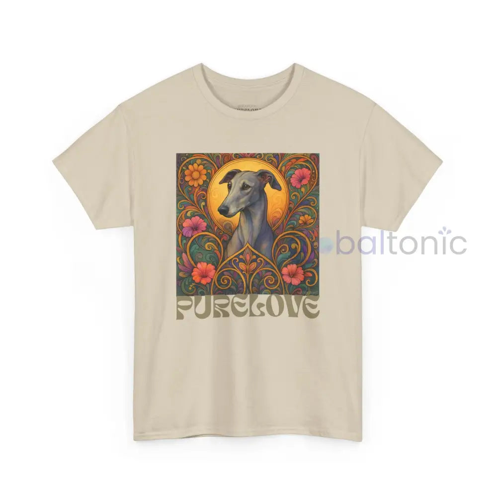 Greyhound Vintage Graphic T-Shirt – Unisex Cotton Tee for Dog Lovers T-Shirt