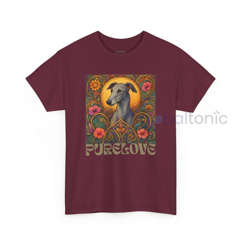 Greyhound Vintage Graphic T-Shirt – Unisex Cotton Tee for Dog Lovers T-Shirt