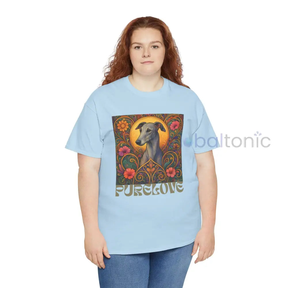 Greyhound Vintage Graphic T-Shirt – Unisex Cotton Tee for Dog Lovers T-Shirt